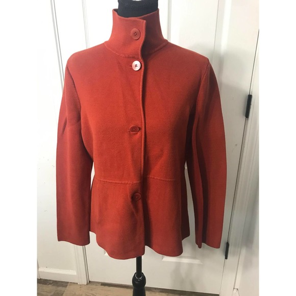 Talbots Jackets & Blazers - Talbots Women's Sweater, Button-up, Rustic Brown, Large